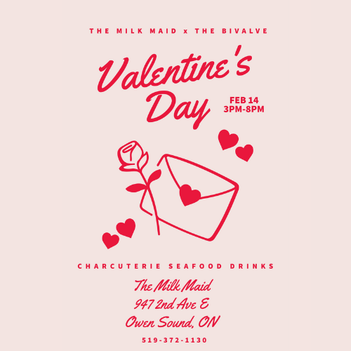 Event image Valentine's Day Soirée with The Milk Maid & Bivalve